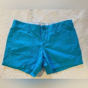 Lilly Pulitzer Blue Seersucker Callahan Short